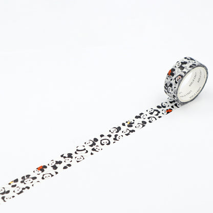 Panda Mamire Masking Tape – Cute Panda Pattern on White