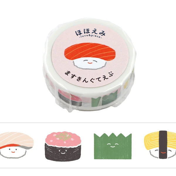 Hohoemi Masking Tape – Kawaii Sushi Characters