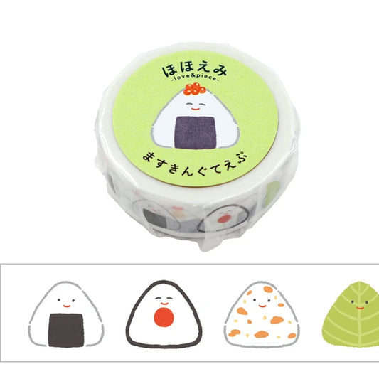 Hohoemi Masking Tape – Kawaii Onigiri Rice Ball Characters