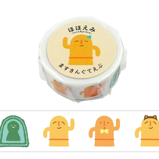 Hohoemi Masking Tape – Kawaii Haniwa Characters