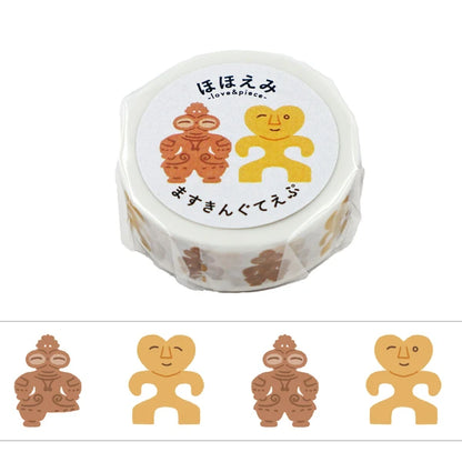 Hohoemi Masking Tape – Kawaii Dogū (Clay Figure) Characters