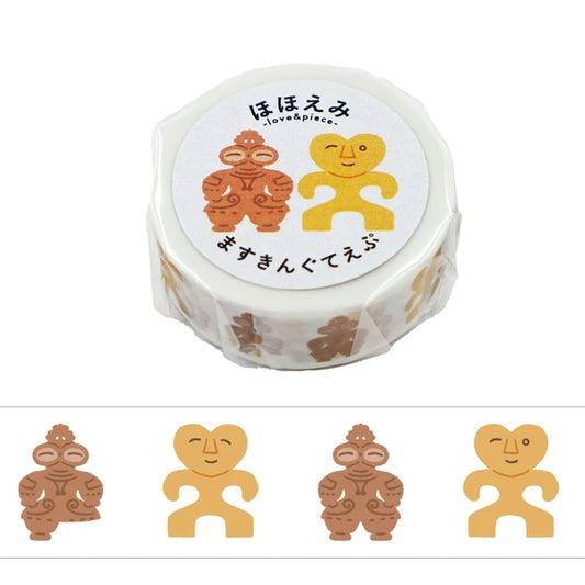 Hohoemi Masking Tape – Kawaii Dogū (Clay Figure) Characters