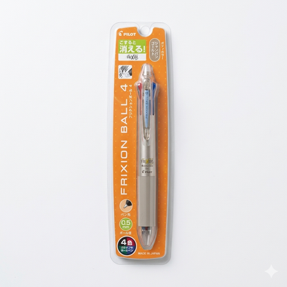 Pilot FriXion Ball 4 Erasable Ballpoint Pen – 4 Colour 0.5mm