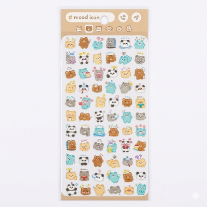 Japanese Kawaii Character Sticker Sheet –  Journaling & Scrapbooking Stickers