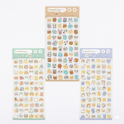 Japanese Kawaii Character Sticker Sheet –  Journaling & Scrapbooking Stickers