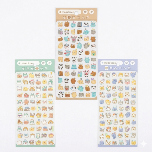 Japanese Kawaii Character Sticker Sheet –  Journaling & Scrapbooking Stickers