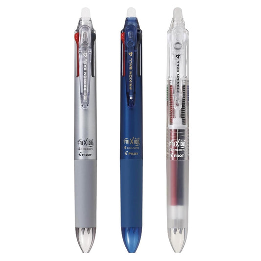 Pilot FriXion Ball 4 Erasable Ballpoint Pen – 4 Colour 0.38mm Ultra-Fine
